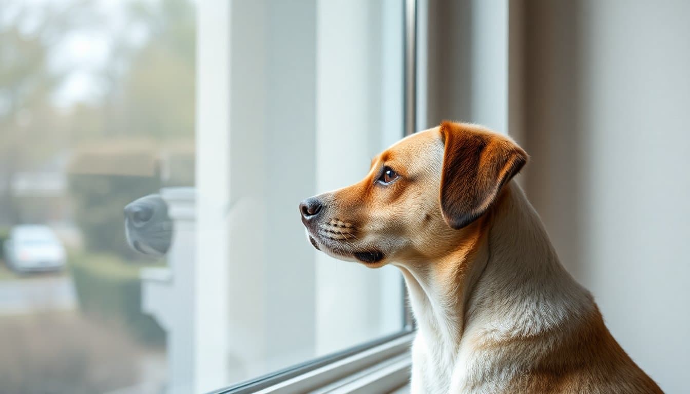 Mon chien aboie quand il est seul : que faire ? — illustration