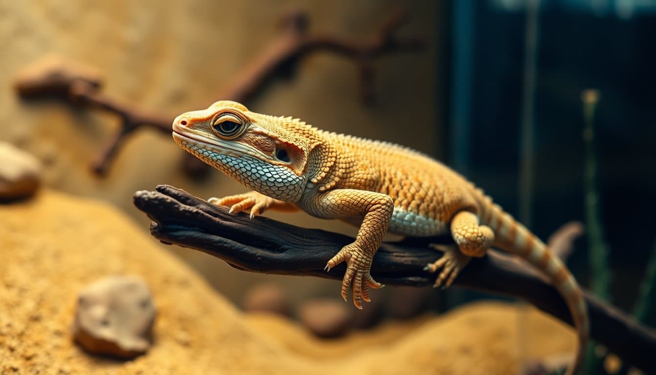 Pogona (agame barbu) : guide complet pour débutant — illustration