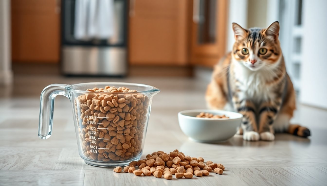 Doseur de croquettes et gamelle pour chat stérilisé